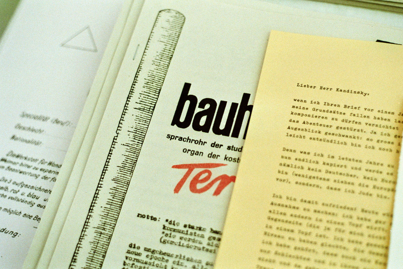 bauhaus. sprachrohr der studierenden.